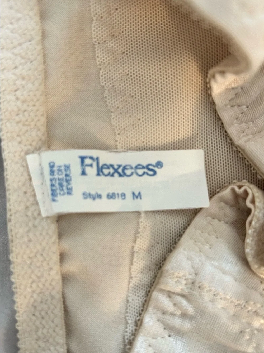Flexees Beige Shaping High-Waist Briefs - Picture 5 of 6